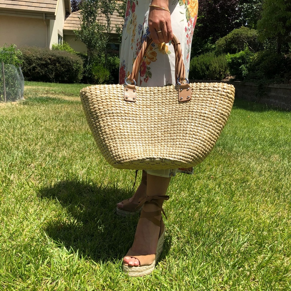 Banana Republic Straw Tote